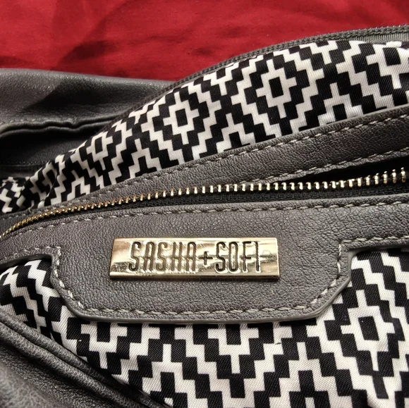 Gray Leather Women's Bag - Picture 5 of 5